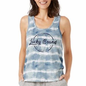 Womens Lucky Brand Tank Blue M new